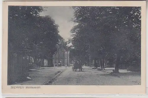 68360 Ak Trempen Wehlaustrasse avec entraînement à cheval 1928