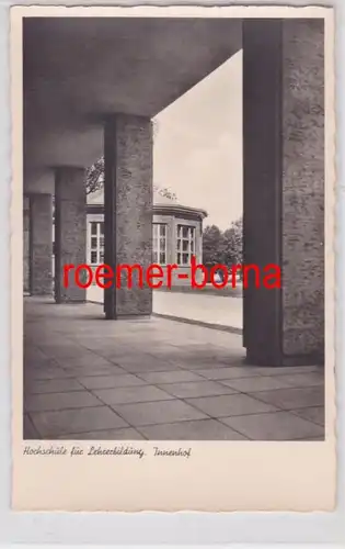 85191 Foto Ak Lauenburg i.Pom. (Lebork) Hochschule f. Lehrerbildung um 1940