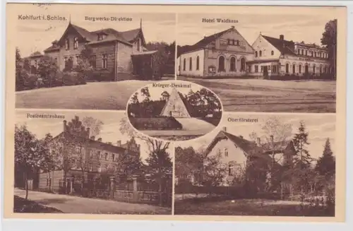 94400 Mehrbild Ak Kohlfurt in Schlesien Hotel Waldhaus, Oberförsterei usw. 1933