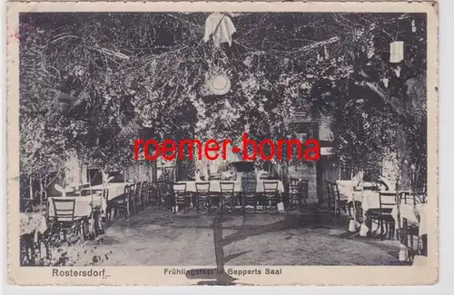 85200 Ak Rostersdorf Trzesów Fête du Printemps à Gepperts Salle vers 1940
