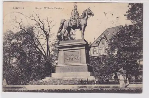 84747 Ak Liegnitz Legnica Monument à l'empereur Wilhelm 1908
