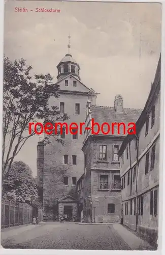 83460 Ak Szczecin Tour du Château 1915