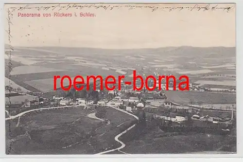 74197 Ak Panorama de Rückers en Silésie 1907