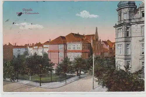 69403 Ak Oppel Höher Töchterschule 1917