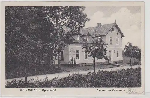 67914 Ak Wetzwald b. Opppesdorf Gasthaus zu Keilschenke 1928