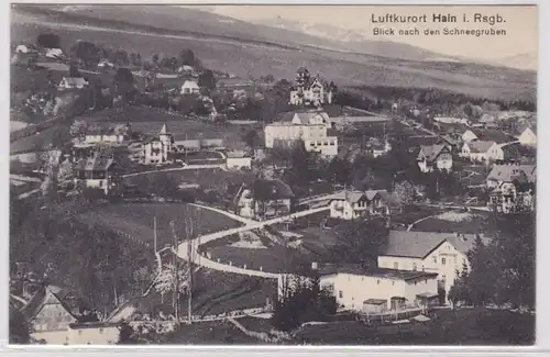 57321 Ak Luftkurort Hain im Riesengebirge Blick nach den Schneegruben 1916