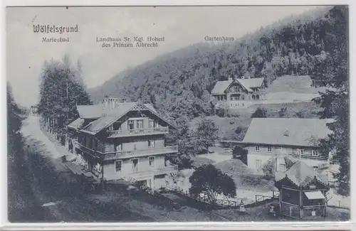 47461 Multi-image Ak Fond de louange Marienbad, Ferme, Maison de jardin 1916
