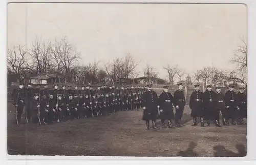 45535 Photo Ak Wroclaw image de groupe avec des soldats 1915