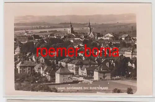 71858 Foto Ak Mähr. Schönberg Gau Sudetenland 1943