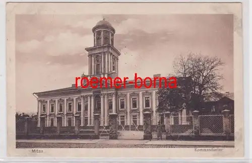 85225 Poste de terrain Ak Mitau Jelgava Kommandour 1916