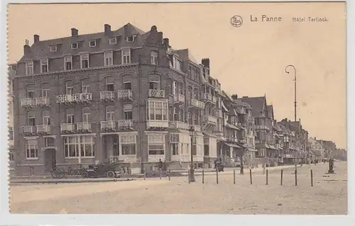 68950 Ak La Panne Belgien Hotel Terlinck 1915