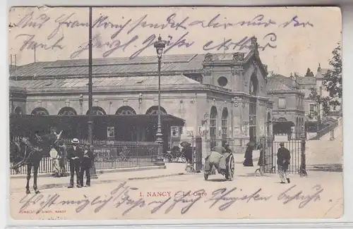 70468 Ak Nancy France de la gare 1904