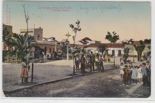 70477 Ak La Linea bei Gibraltar Plaza de Farinas 1912