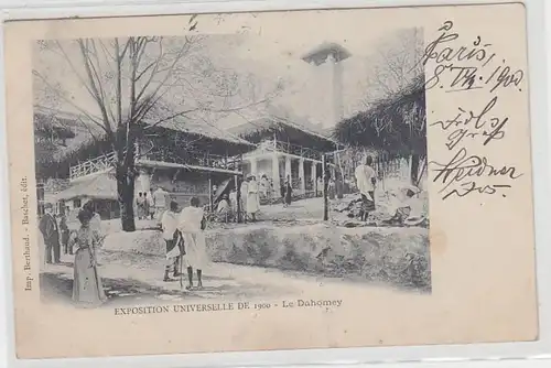 68093 Ak Exposition Universelle de 1900 la Dahomey 1900