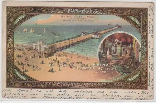 62691 Ak Atlantic City Heinz Ocean Pier 1908