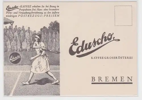 11853 Publicité Ak Eduscho Café Grosse Rose, Bon de commande vers 1925