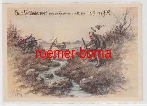 73963 'Aide à la chasse' publicité Ak caricature Remarque pour éviter les accidents de chasse