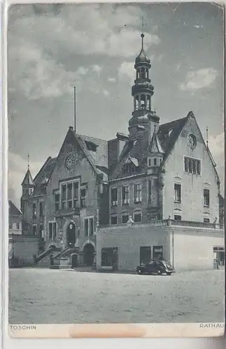 68283 Ak Tochin Krotoszyn Hôtel de ville vers 1930