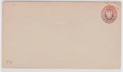 20659 Allemagne ancienne, couverture complète de l'enveloppe de Lubeck U7 1 Schilling