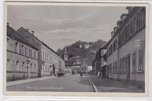 57135 Ak Homburg Saarbrückerstrasse Futtermittelhandlung 1938
