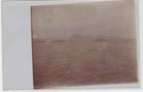 83915 Foto Ak Lissabon Portugal - vom Tajo aus gesehen 1914
