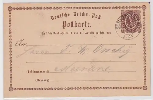97943 DR Plein de choses Carte postale P1 Diseberg vers Meerane 1873