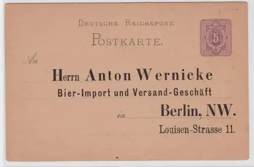 97264 DR Plein de choses Carte postale P10 Imprimer Anton Wernicke Bier-Import Berlin