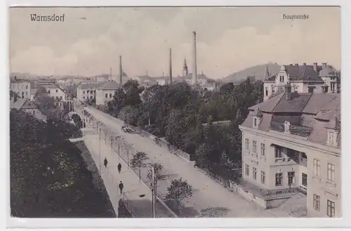 90360 Ak Warnsdorf Hauptstrasse vers 1910