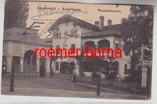 74026 Ak Sauerbrunn Savanyúkút Wasserheilanstalt 1920