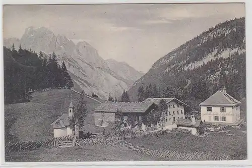 56869 Ak Mooswacht am Hirschbühel mit dem Mühlsturzhorn um 1910