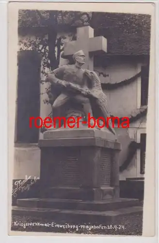 84981 Photo Ak Mayrhofen Autriche Inauguration du monument guerrier 28.9.1924