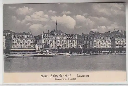 67087 Ak Lucerne Luzern in der Schweiz Hotel Schweizerhof um 1910