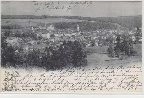 68775 Ak Porrentruy Pruntrut Schweiz Totalansicht 1904