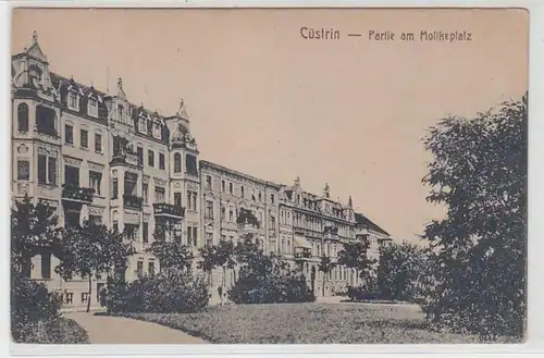 68362 Ak Cüstrin Partie au Moltkeplatz 1920
