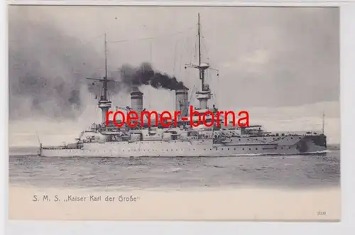 84674 Ak S.M.S. 'Kaiser Karl der Große' 1905