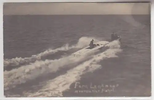 19434 Photo Ak bateau de conduite longue distance en route vers 1910