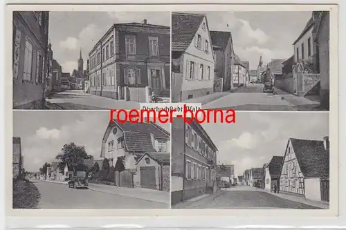 07377 Mehrbild Ak Oberhochstadt Pfalz Ortsansichten um 1950