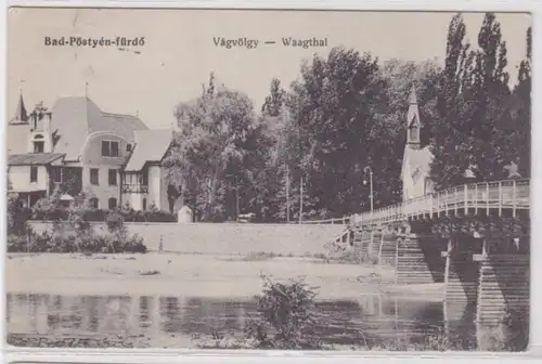 08267 Ak Bad-Pöstyén-Fürdo Vágvölgy - Waagthal 1921
