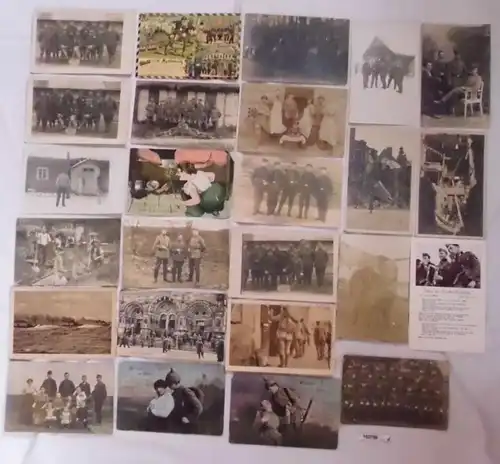 100 alte Ansichtskarten Militaer meist 1. Weltkrieg (102756)
