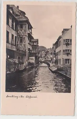 17263 Ak Freiburg im Breisgau Fischerau 1936