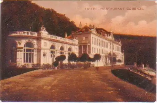 25768 Ak Hotel Schloss Cobenzl bei Wien 1913