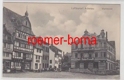 27417 Ak Luftkurort Adenau Marktplatz um 1910