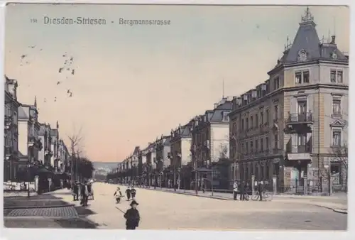 36266 Ak Dresden Striesen Bargmannstrasse 1916