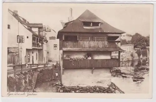 41888 Ak Eger Cheb - La vieille tannerie vers 1920