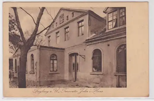 49825 Ak Freyburg a.U. Turnvater Jahn's Haus 1924