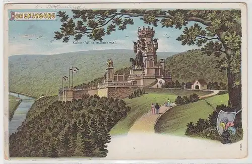 52500 Ak Hohensyburg Kaiser Wilhelm Monument vers 1910