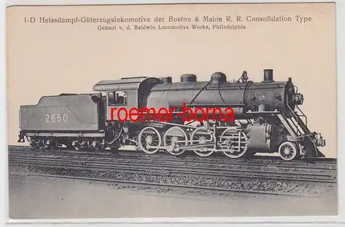 53928 Ak Hanomag Dampf Lokomotive Der Boston & Maine R.R.Consolidation Type