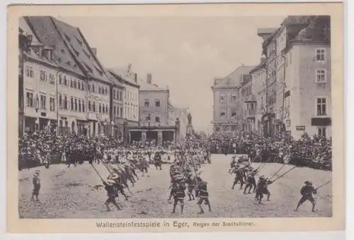 54261 Ak Wallensteinfestspiele in Eger Cheb, Reigen der Stadtsöldner 1911