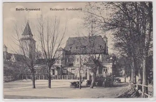 58799 Ak Berlin-Grunnewald Restaurant Hundekehle 1913