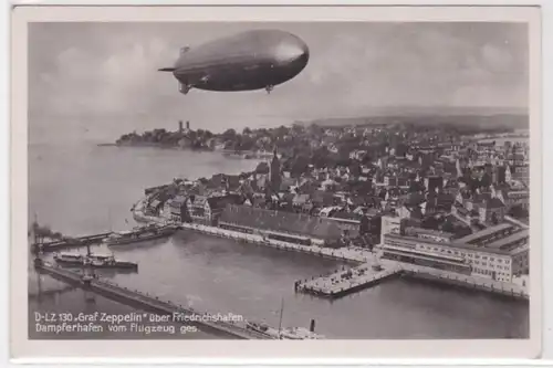 65635 Photo Ak D-LZ 130 'Graf Zeppelin' Friedrichshafen Kaumerhaf 1939